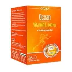 Ocean Vitamin C SR: Uzun Salınımlı ve Mide Dostu C Vitamini Takviyesi