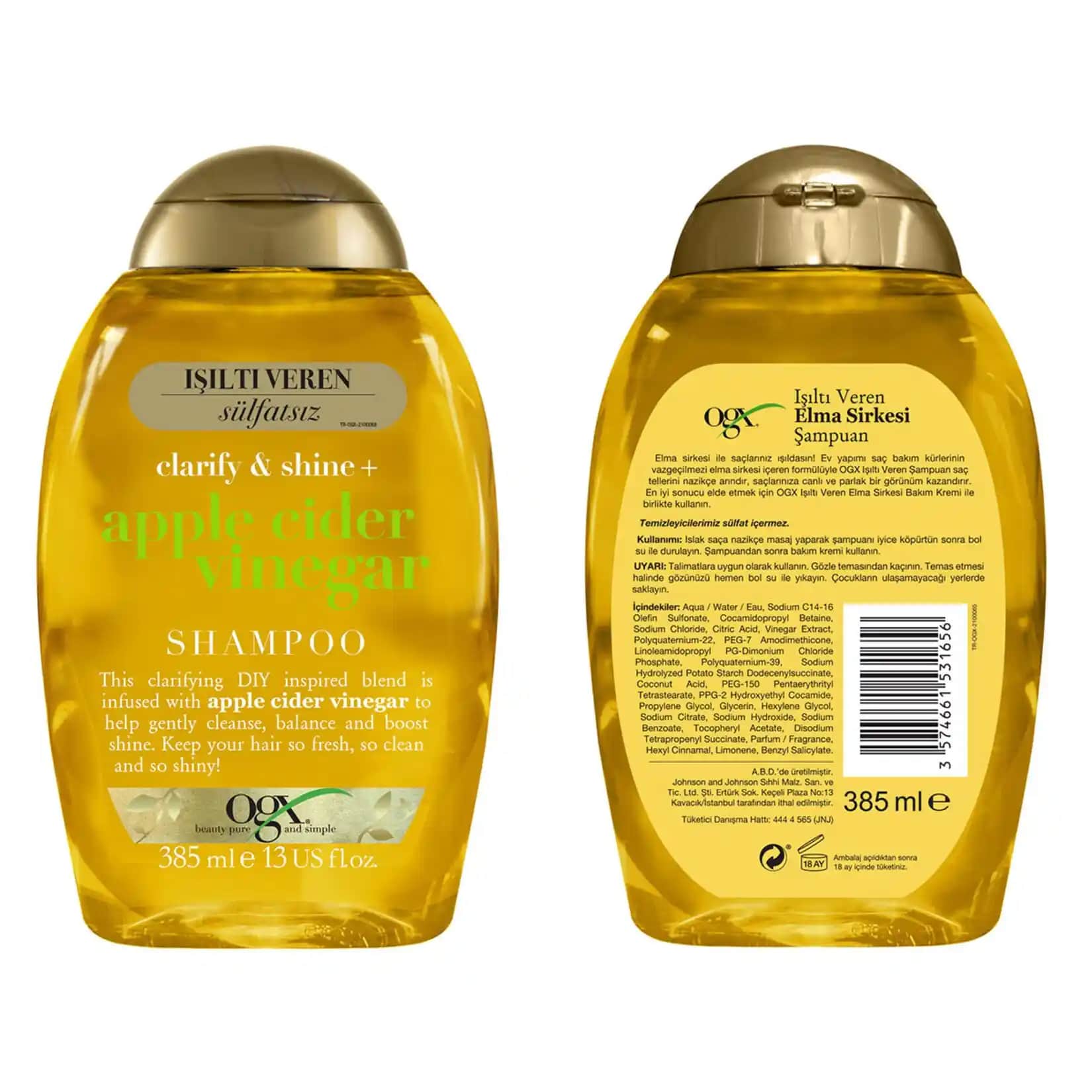 OGX Elma Sirkeli Şampuan: Doğal İçeriklerle Saçlarınızı Güçlendiren Temizleme Ürünü