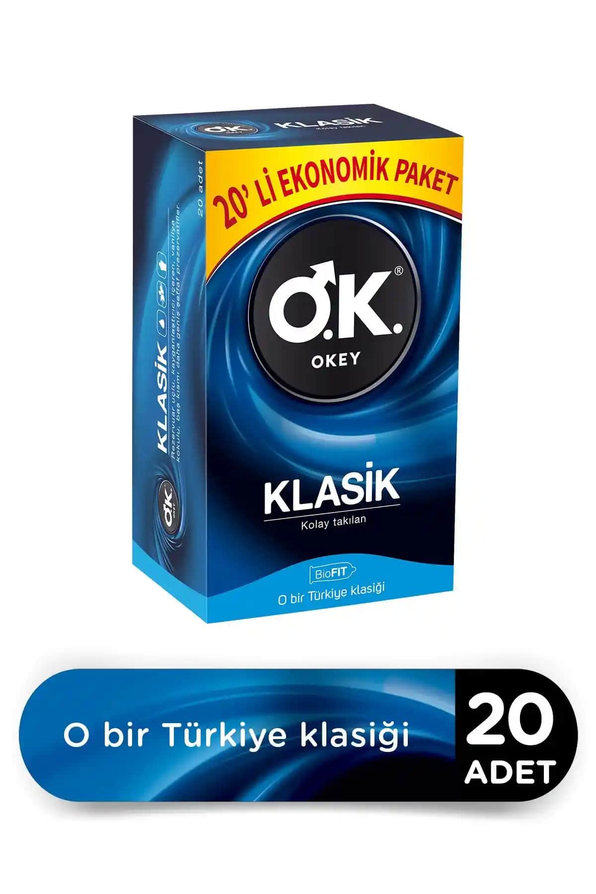 Ok Klasik 20'li Prezervatif: Güvenli ve Ekonomik Cinsel Sağlık Çözümü