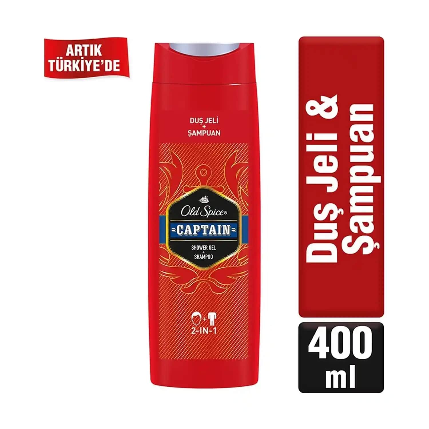 Old Spice Captain Erkek Bakım Ürünleri: Güçlü ve Ferah Bir Temizlik Deneyimi