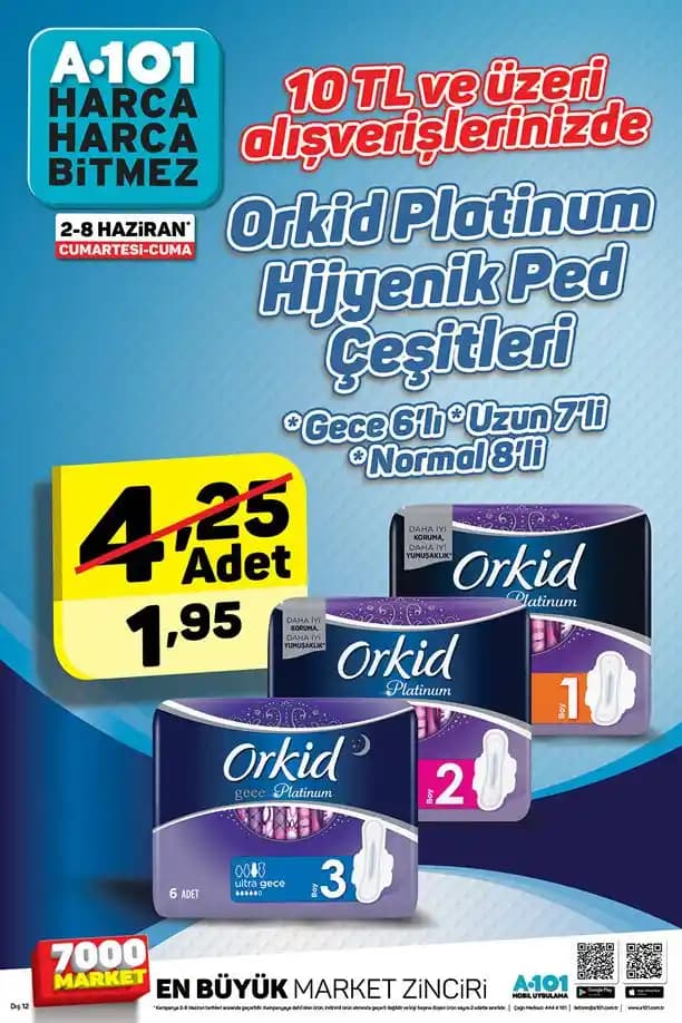 Orkid Hijyenik Ped ve Kişisel Bakım Ürünleri Fırsatları ve Güncel Kampanyalar
