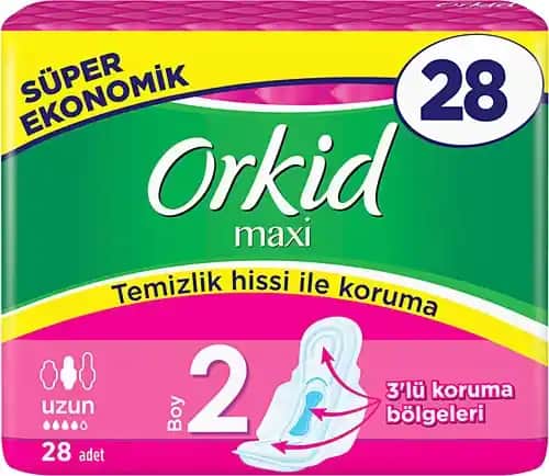 Orkid Maxi Hijyenik Pedler: Günlük Konfor ve Güvenlik İçin Uygun Seçenekler
