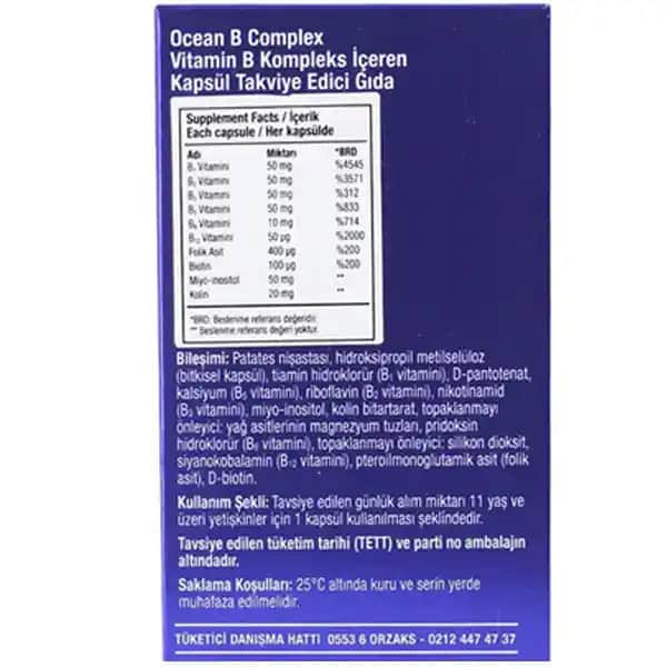Orzax B Kompleksi ile Cilt, Saç ve Tırnak Sağlığını Destekleyen B Vitamini Takviyesi