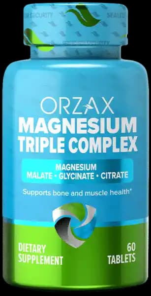 Orzax Magnezyum 3’lü Kompleksi: Kas, Sinir ve Kemik Sağlığını Destekleyen Doğal Takviye
