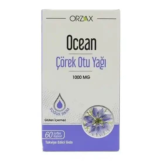 Orzax Ocean Çörek Otu Yağı 60 Kapsül ile Doğal Güzellik ve Sağlık Destekleri
