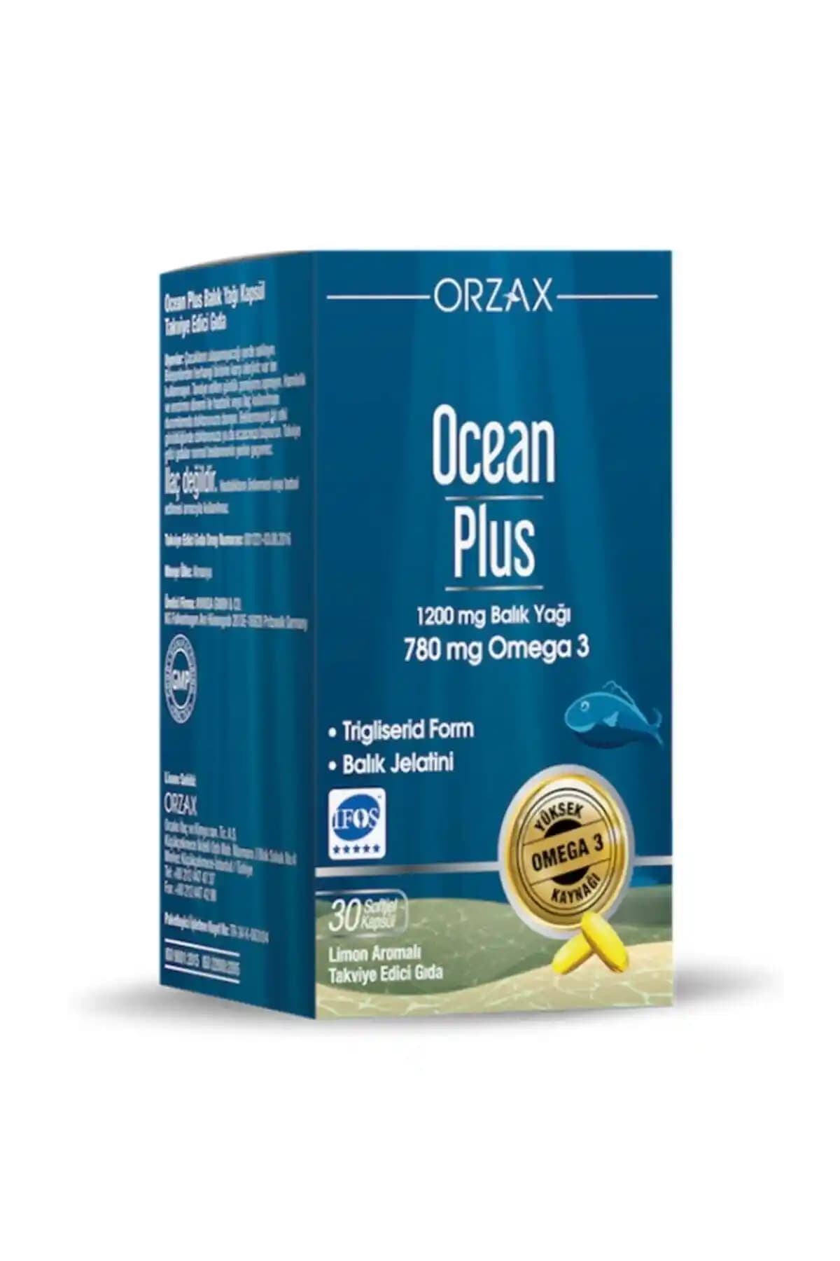 Orzax Ocean Plus Balık Yağı Takviyesi: Doğal ve Güvenilir Omega-3 Destekleri