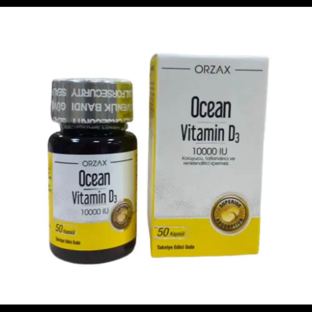 Orzax Ocean Vitamin D3 ile Kemik ve Bağışıklık Sağlığını Destekleyen Güvenilir Takviye