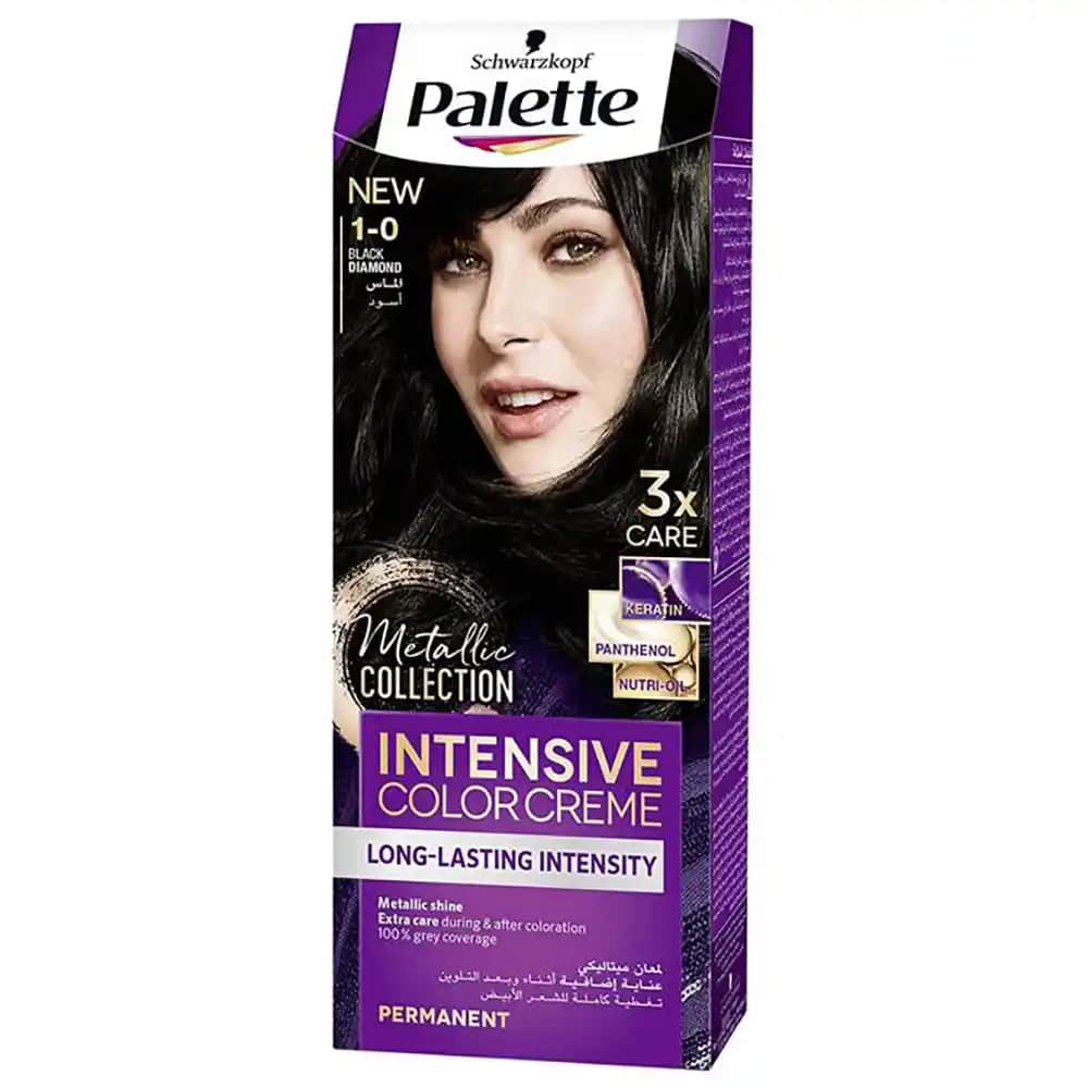 Palette 1-0 Siyah Saç Boyası: Doğal, Kalıcı ve Sağlıklı Saç Renkleri İçin En İyi Seçenek