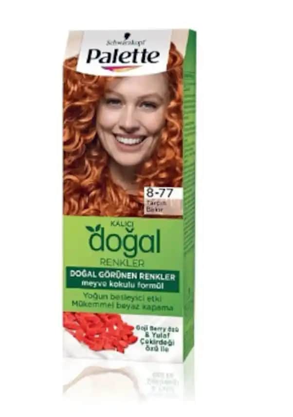 Palette 8-77 Tarçın Bakır Saç Boyası: Doğal ve Kalıcı Renk İçin Güvenilir Seçenek