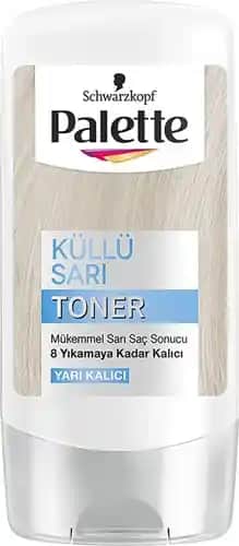 Palette Küllü Sarı Toner ile Saçlarınızda Doğal ve Soğuk Sarı Tonlar Elde Edin
