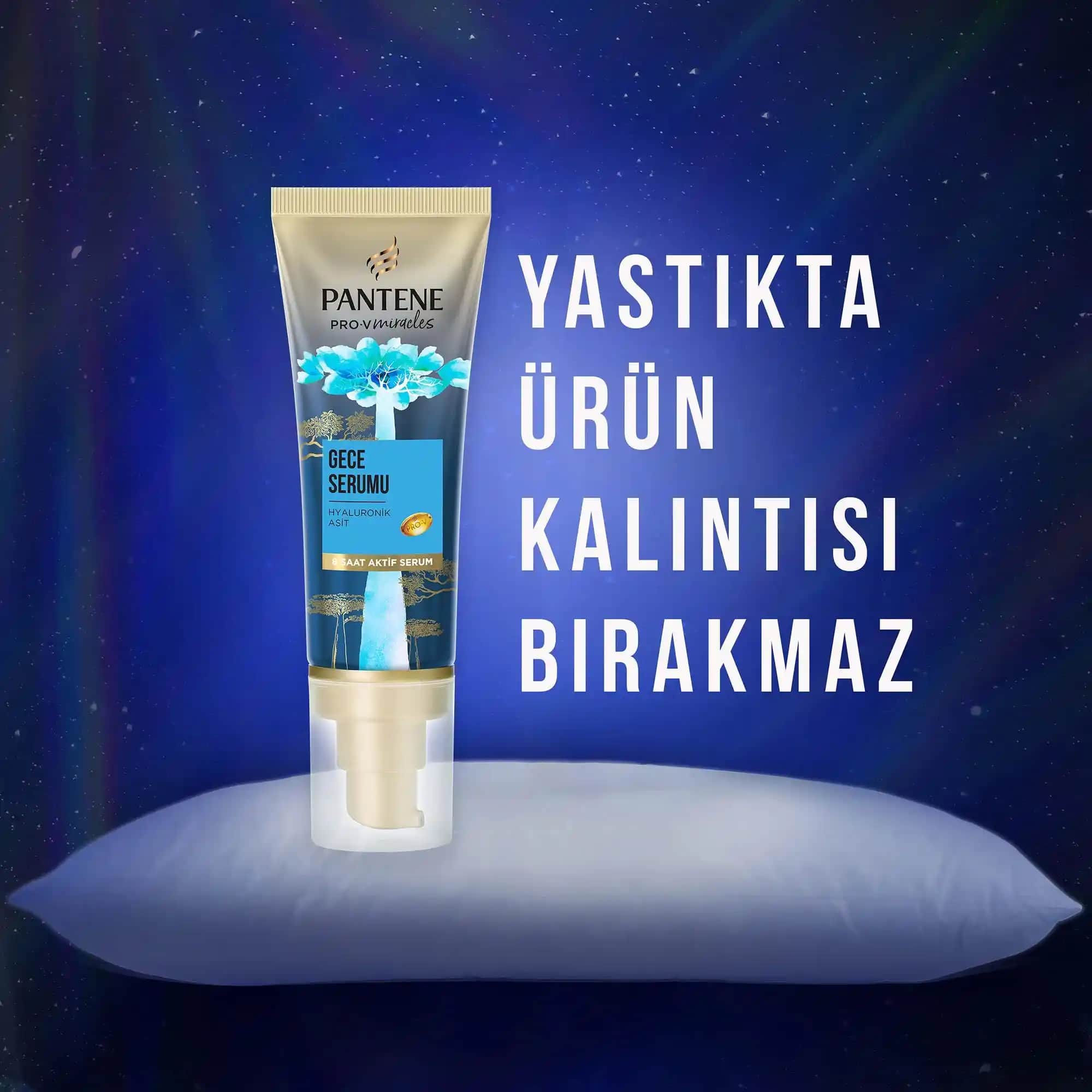 Pantene Gece Serumu ile Saçlarınızda Gözle Görülür Dönüşüm Sağlayın
