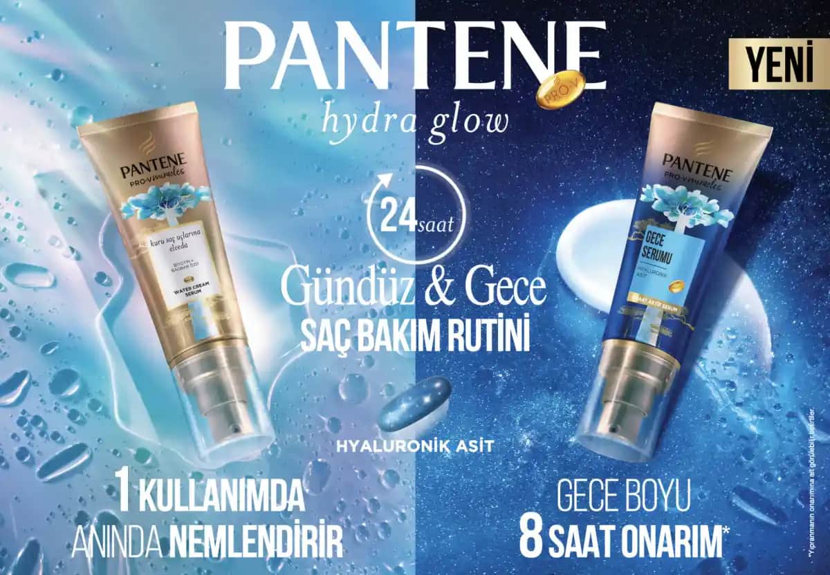 Pantene Miracles Hydra Glow Gece Serumu ile Saçlarınızda Onarım ve Parlaklık Sağlayın