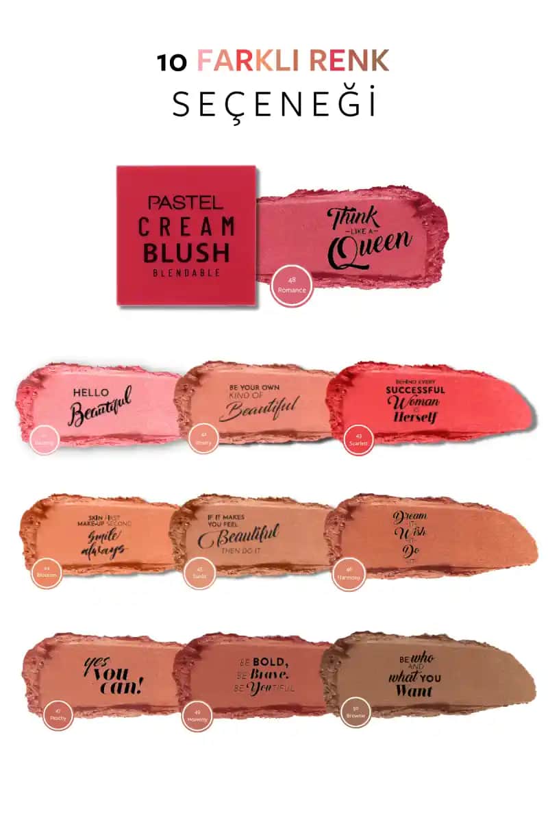 Pastel 48 Allık ile Doğal ve Taze Görünüm İçin Kullanım ve Özellikler