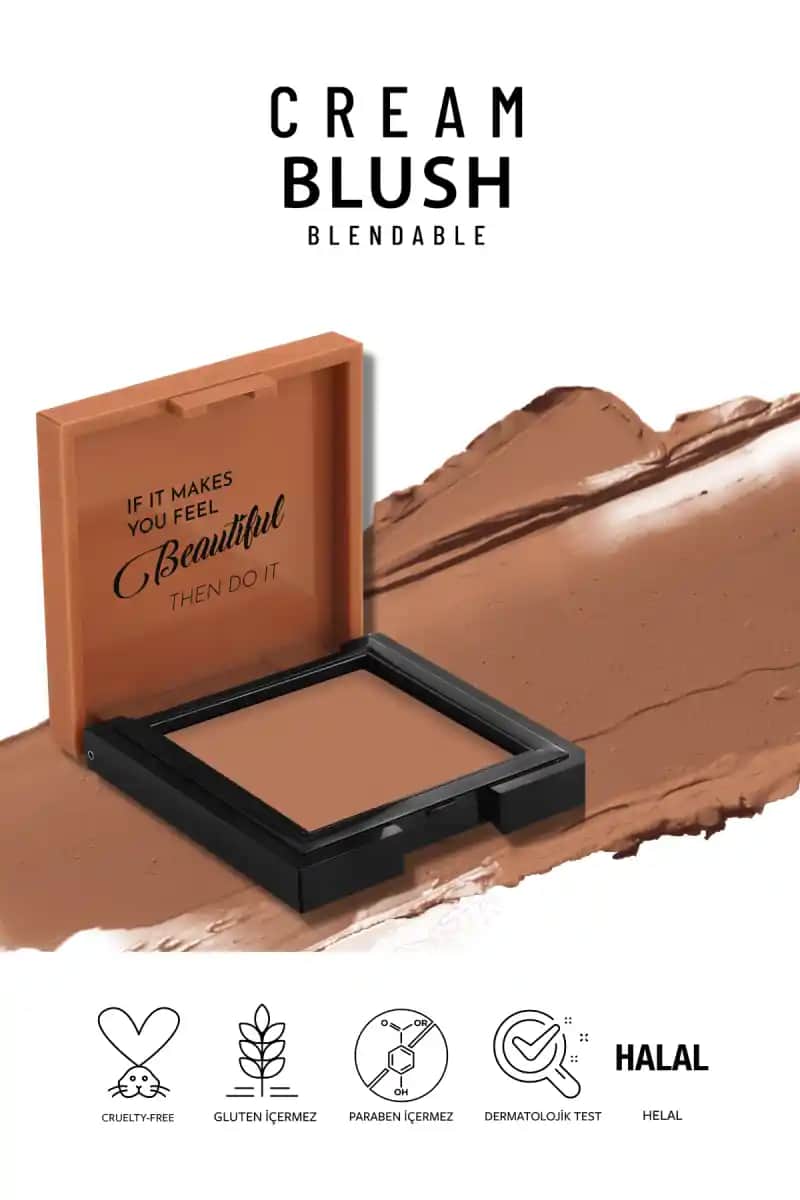 Pastel Cream Blush 45: Doğal Görünüm ve Uzun Süre Kalıcılık Sağlayan Allık