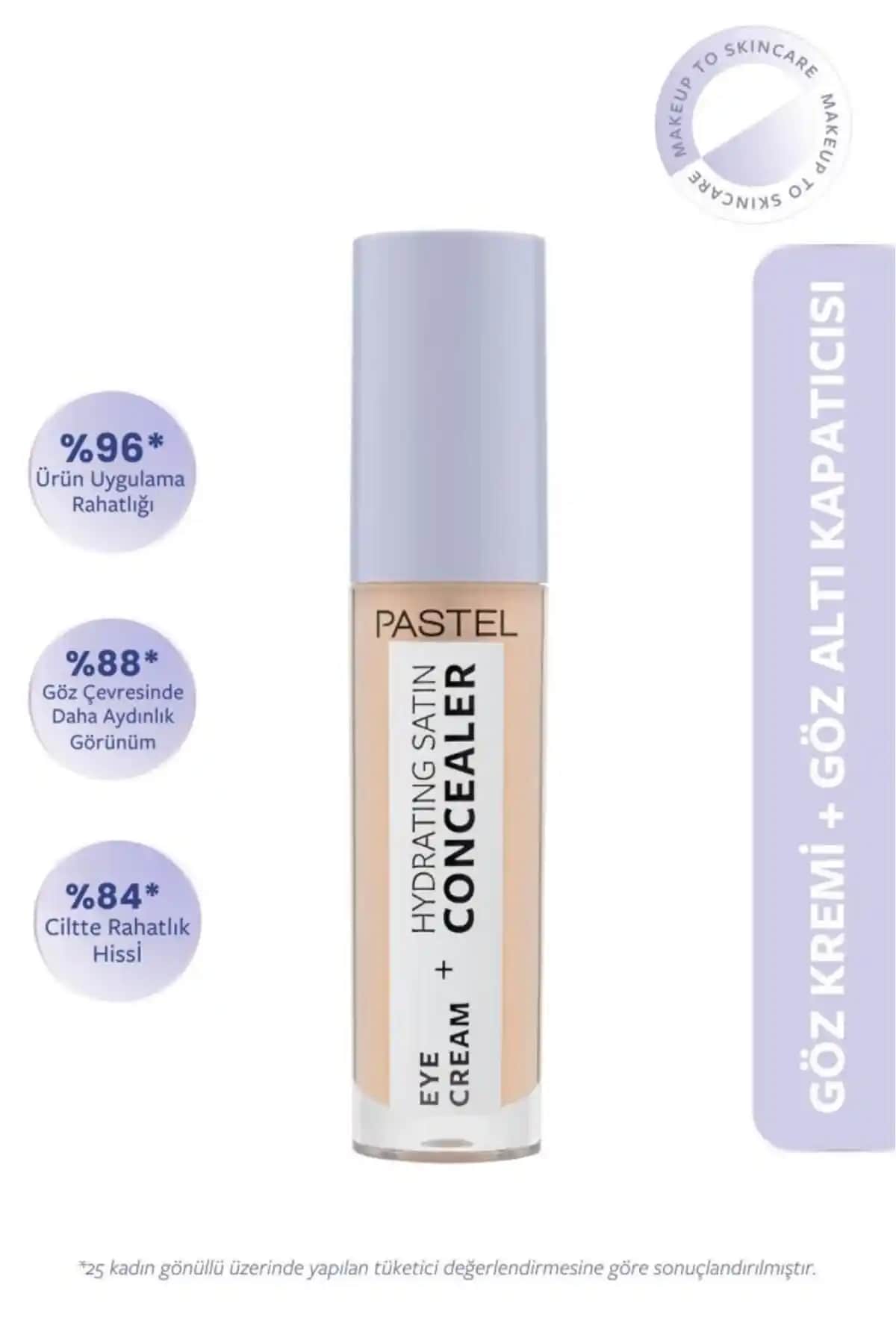 Pastel Göz Kremi ve Hydrating Satin Concealer ile Göz Çevresi Bakım ve Makyaj Çözümü
