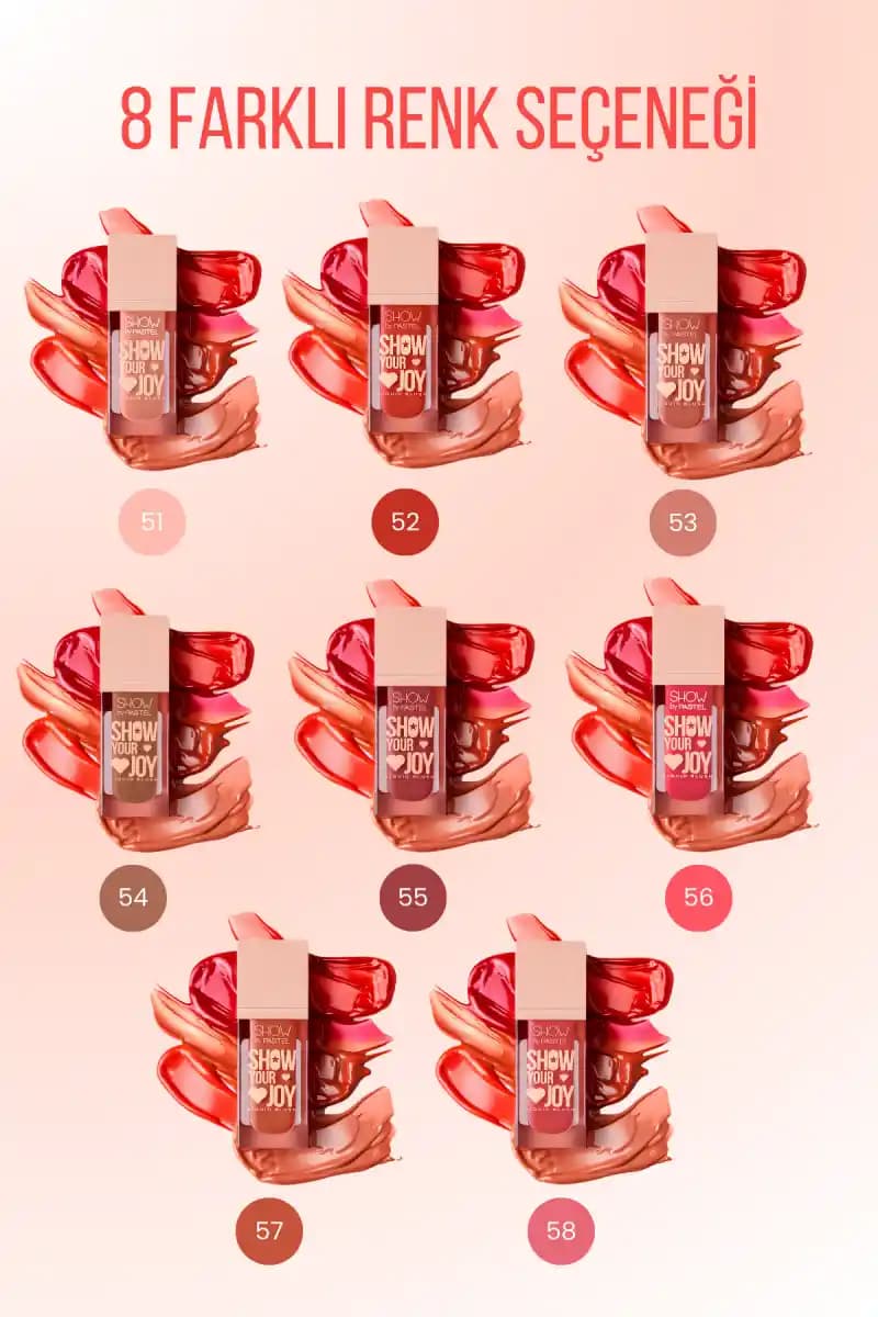 Pastel Likit Allık 55 ile Doğal Görünüm ve Uzun Süreli Makyaj Deneyimi