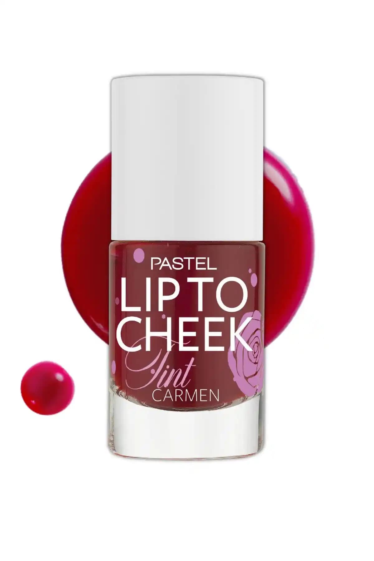 Pastel Lip To Cheek Tinti Carmen Renk Seçeneği Çok Yönlü ve Doğal Kullanım İçin Uygun
