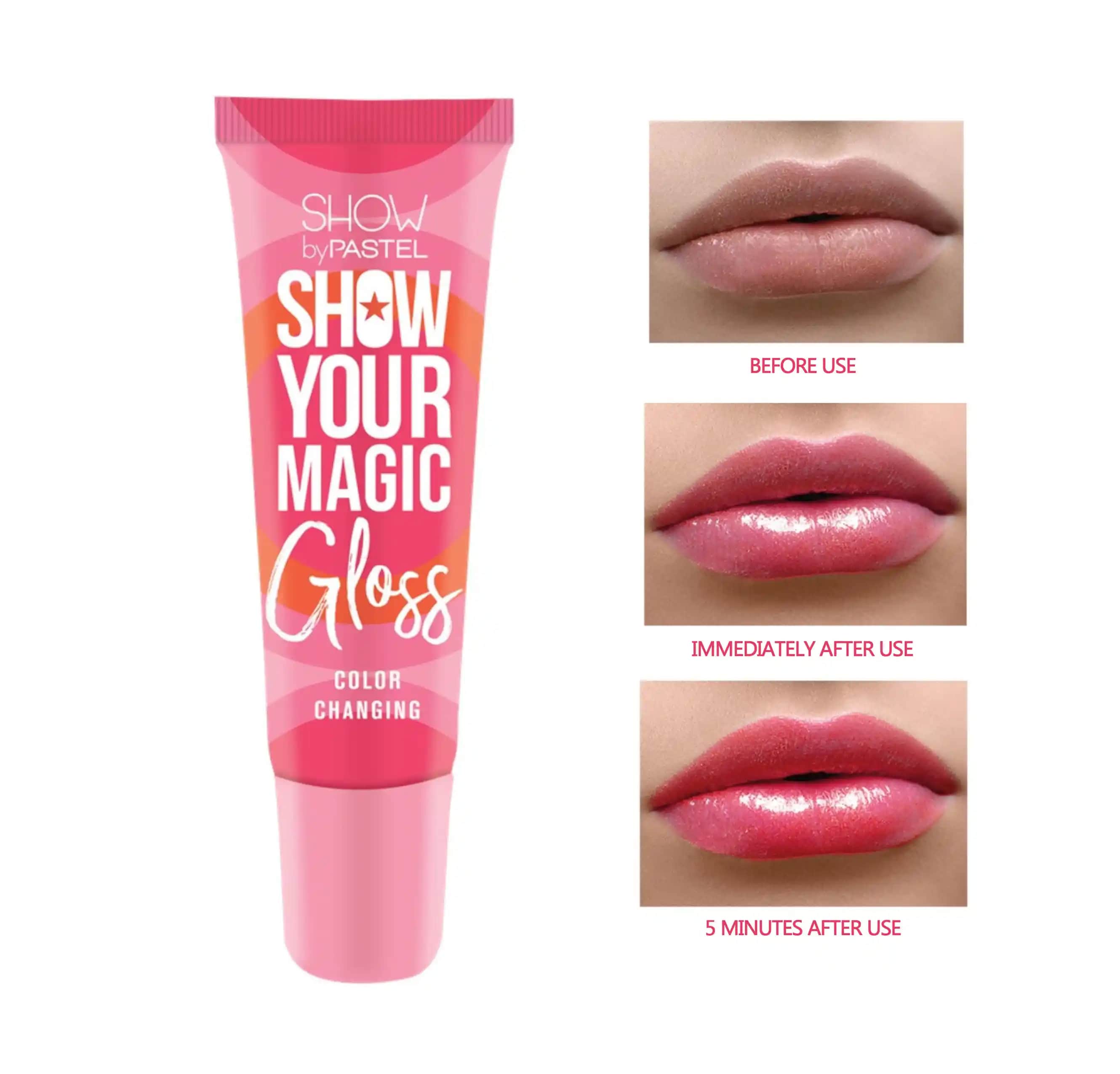 Pastel Magic Gloss Renk Değiştiren Dudak Parlatıcısı Doğal ve Bakımlı Görünüm İçin