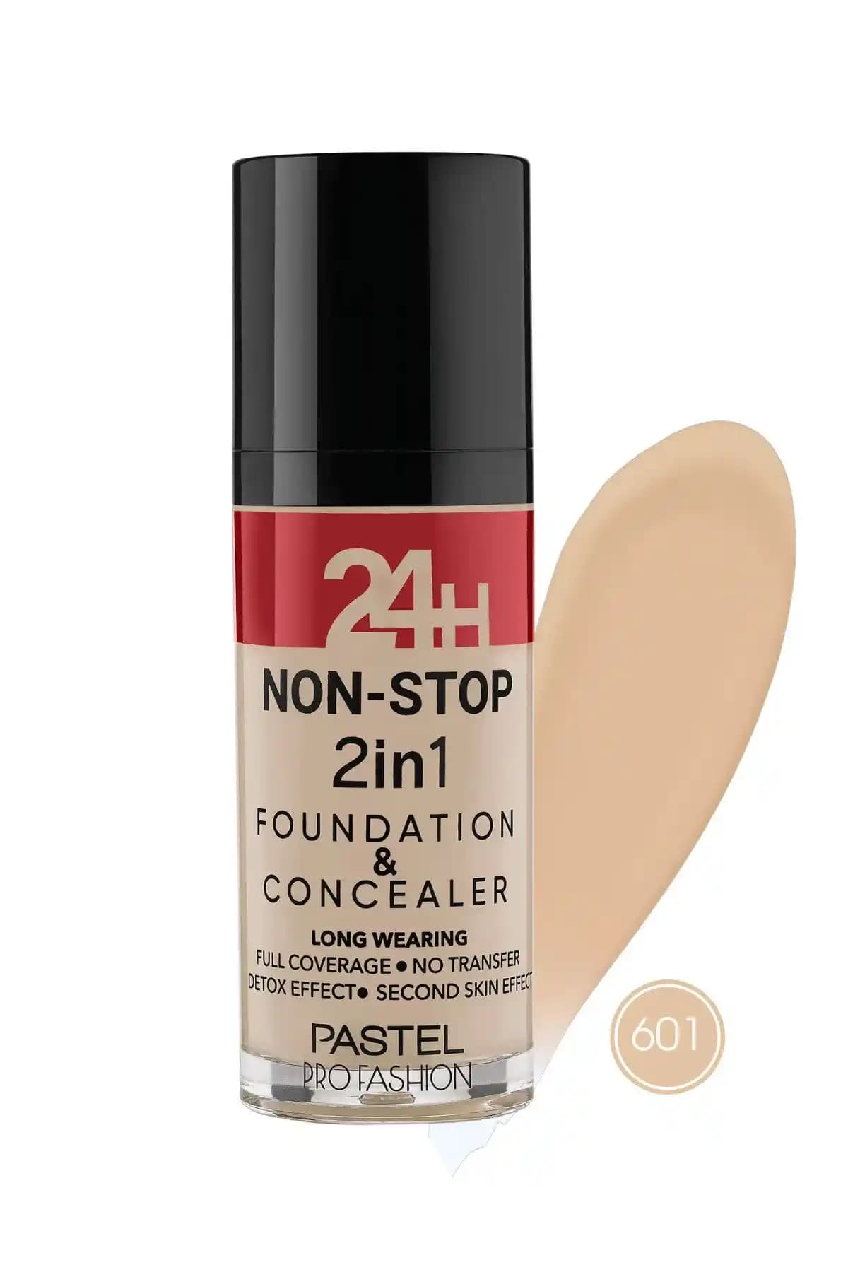 Pastel Non-Stop 2in1 Fondöten ve Kapatıcı: Yüksek Kapatıcılık ve Uzun Süre Dayanıklılık