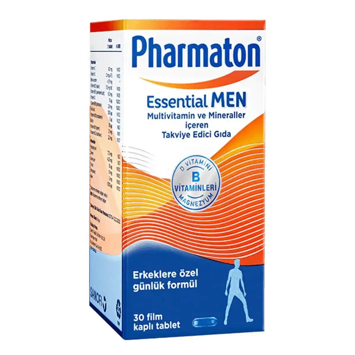 Pharmaton Erkekler İçin Enerji ve Sağlık Destekleyici Takviye Ürünü Özellikleri