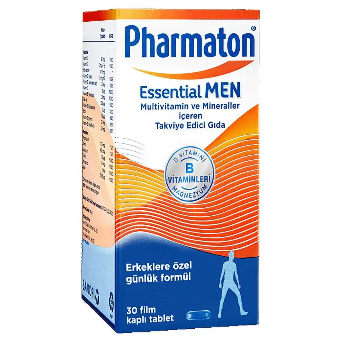 Pharmaton Essential Erkekler: Günlük Vitamin ve Mineral Takviyesi ile Sağlık ve Güzellik Destekleri
