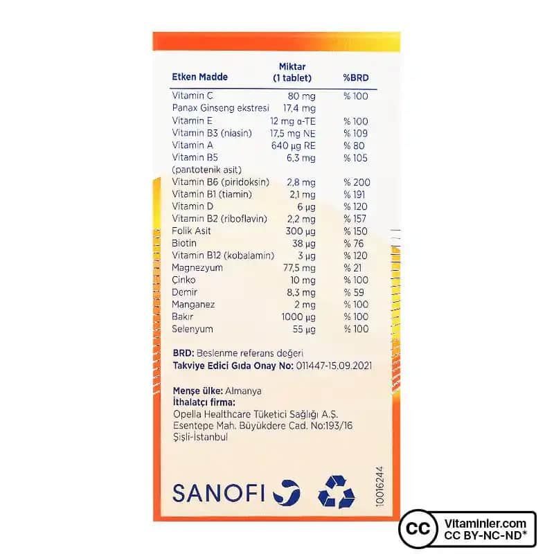 Pharmaton Vitality Takviye Gıdası: Enerji ve Bağışıklık Destekleyici Özellikleri