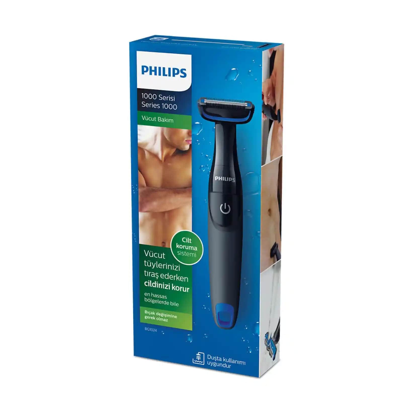 Philips BG1024/15 Erkekler İçin Güvenli ve Çok Yönlü Vücut Bakım Çözümü
