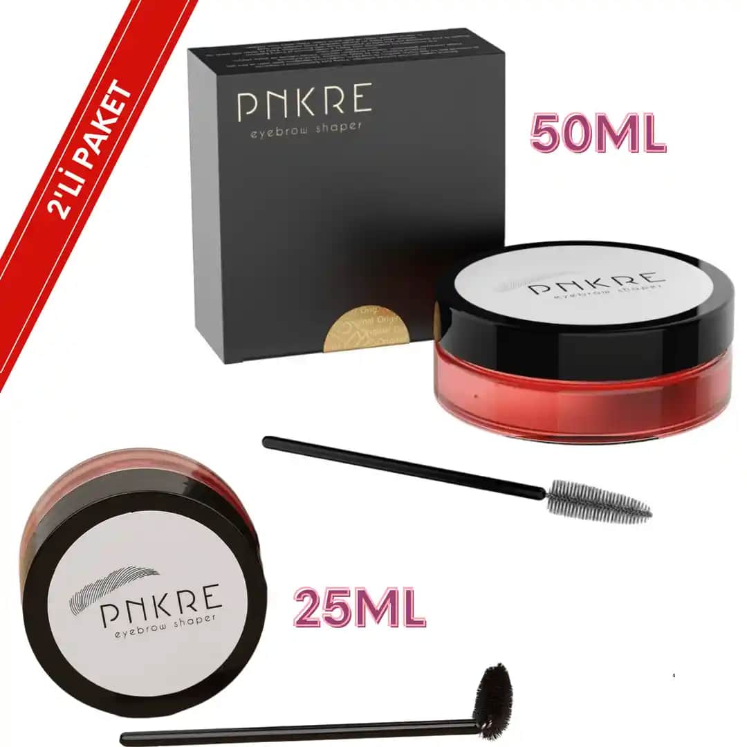 PNKRE Kaş Şekillendirici Ürünleri ile Doğal ve Kalıcı Kaşlar Yaratın