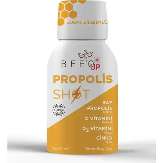 Propolis, Çinko ve D3+C Vitamini Shotları: Doğal Güzellik ve Sağlık Takviyeleri