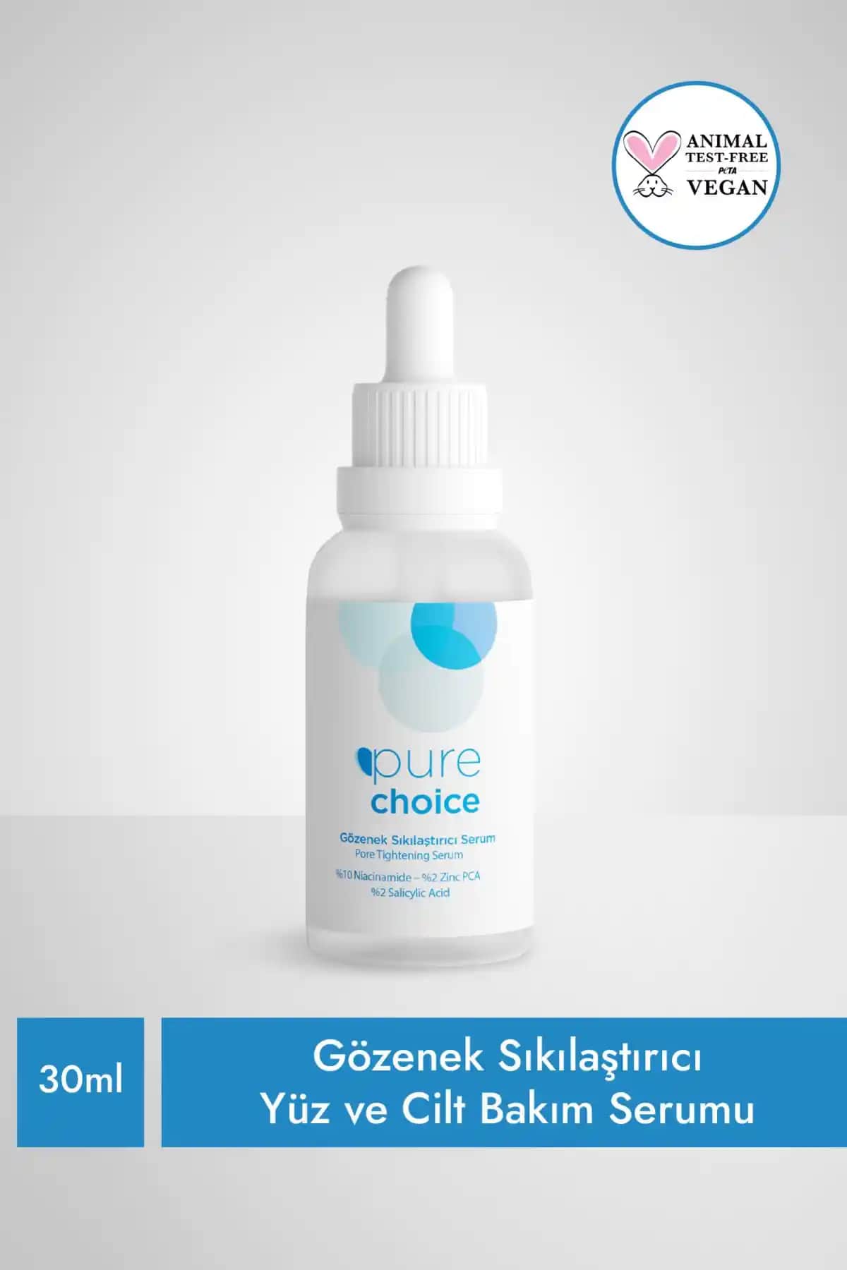 Pure Choice Gözenek Sıkılaştırıcı Serum: Cilt Görünümünü Geliştiren Etkili Bakım Ürünü