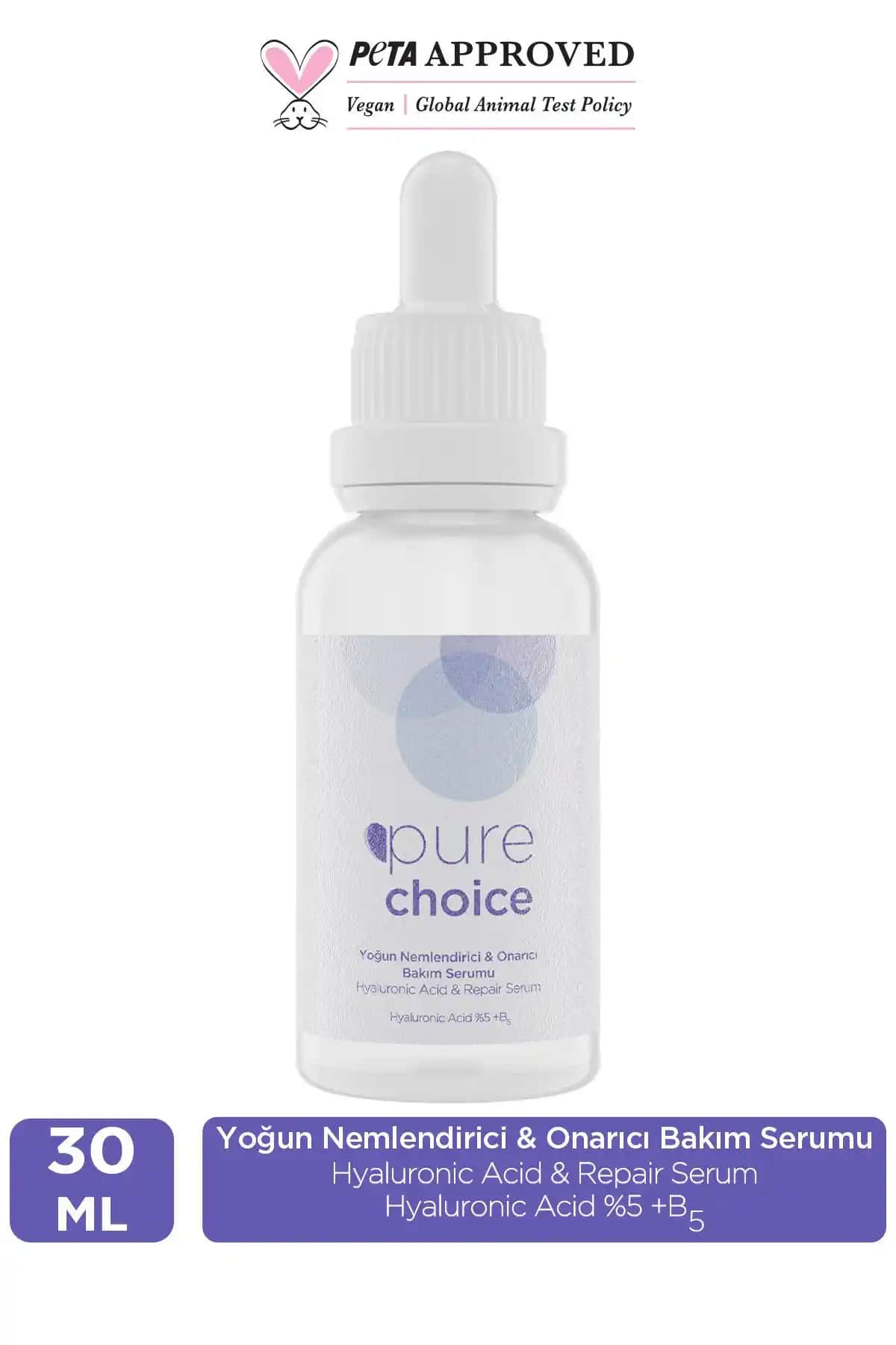 Pure Choice Yoğun Nemlendirici ve Onarıcı Serum: Doğal İçeriklerle Sağlıklı Cilt Bakımı