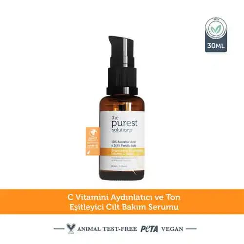 Purest Çözümler C Vitamini Serumu ile Sağlıklı ve Parlak Bir Cilt İçin Güncel Bilgiler