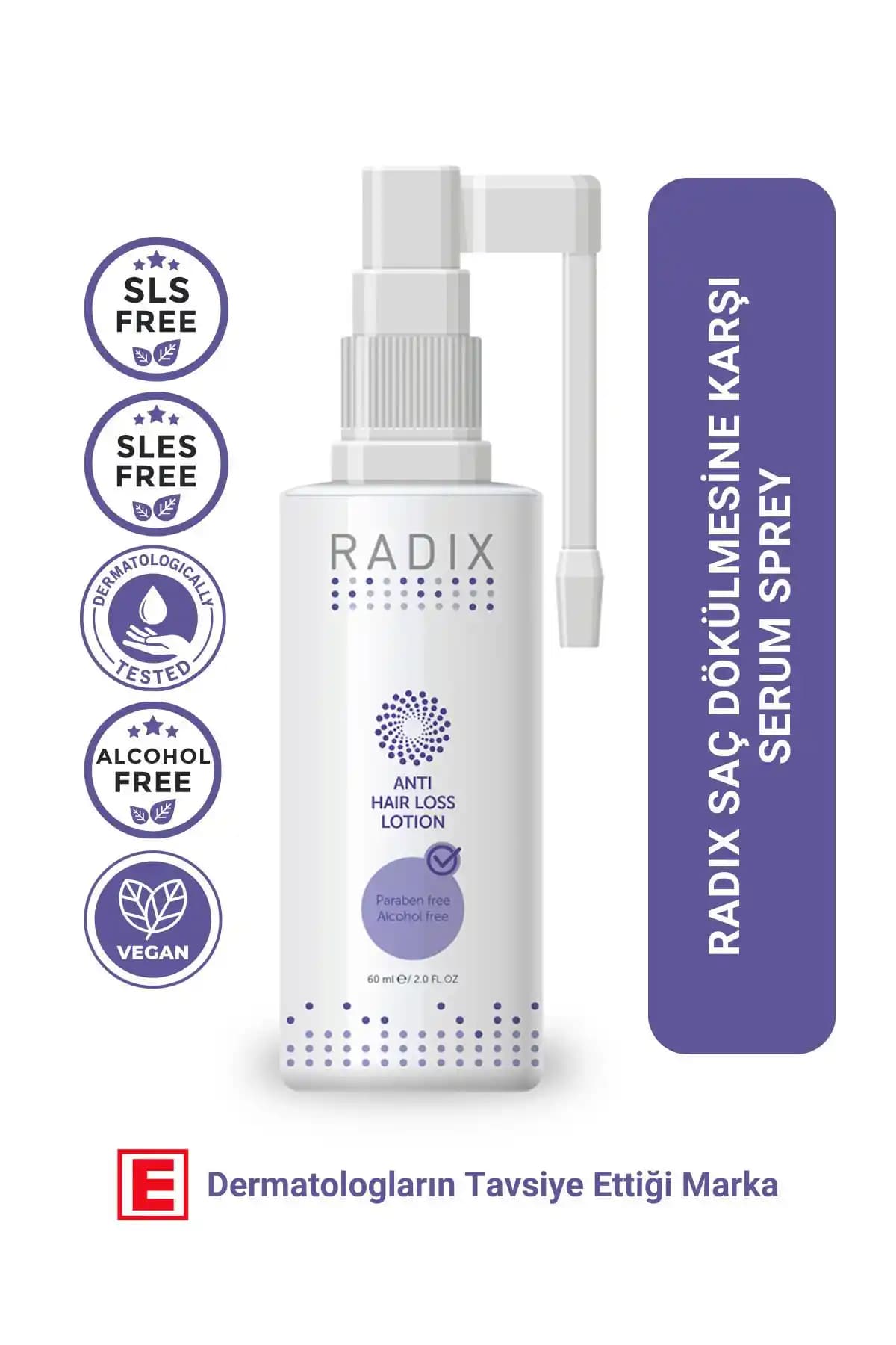 Radix Saç Dökülmesine Karşı Serum: Saç Güçlendirme ve Dökülmeyi Önleme Çözümü