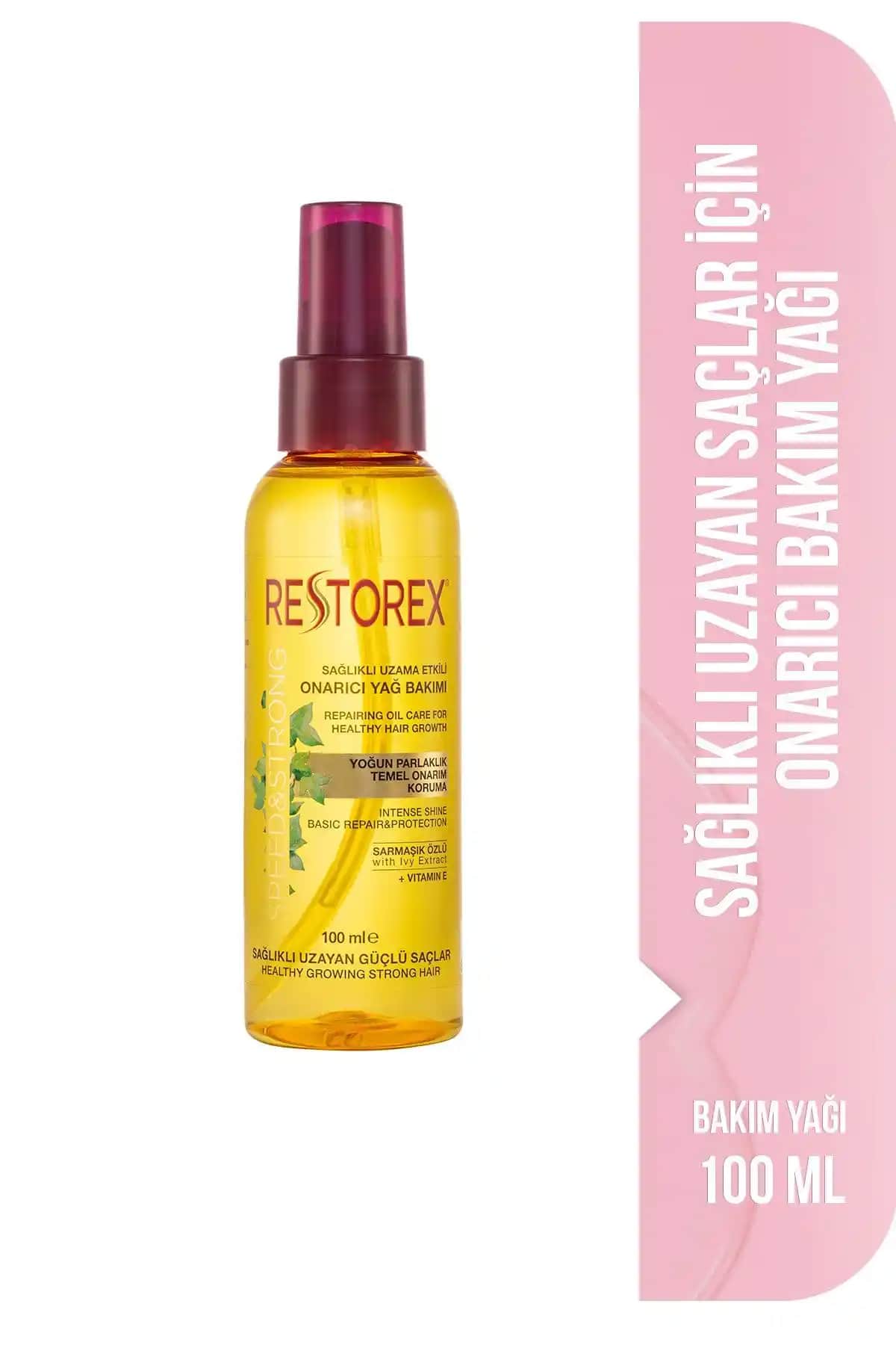 Restorex Saç Bakım Yağı: Doğal İçeriklerle Güçlendirilmiş Saç Onarımı ve Parlaklık