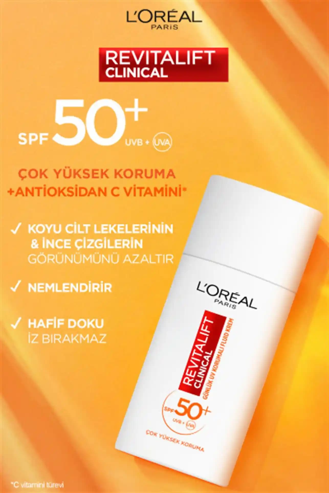 Revitalift Güneş Kremi: Yüksek SPF ile Cilt Koruma ve Anti-Aging Özellikleri