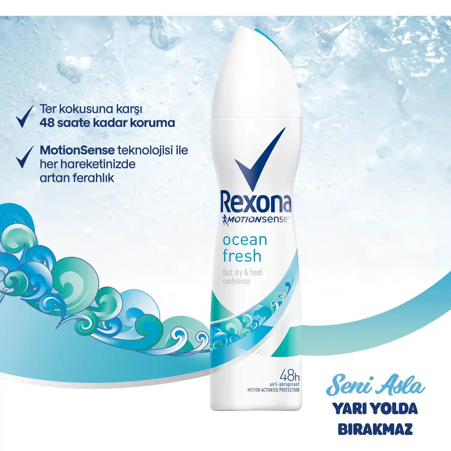 Rexona Ocean Fresh Deodorant: Uzun Süreli Koruma ve Ferahlatıcı Deniz Kokusu