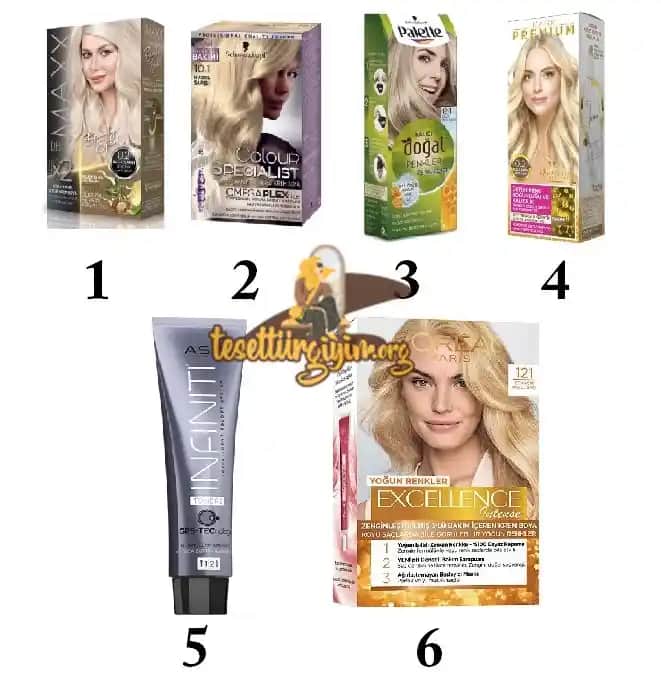 Sarı Saç Boyası Numaraları ve Renk Seçimi Rehberi 2024