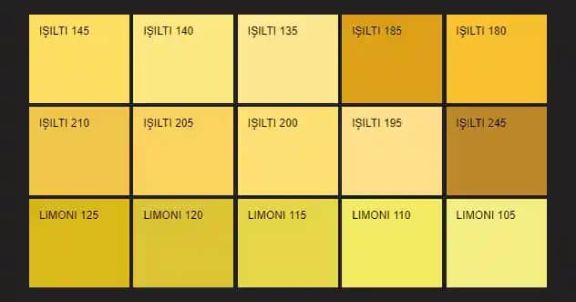 Sarı Tonlarının Boya ve Kozmetik Dünyasındaki Kullanım Alanları ve Trendler