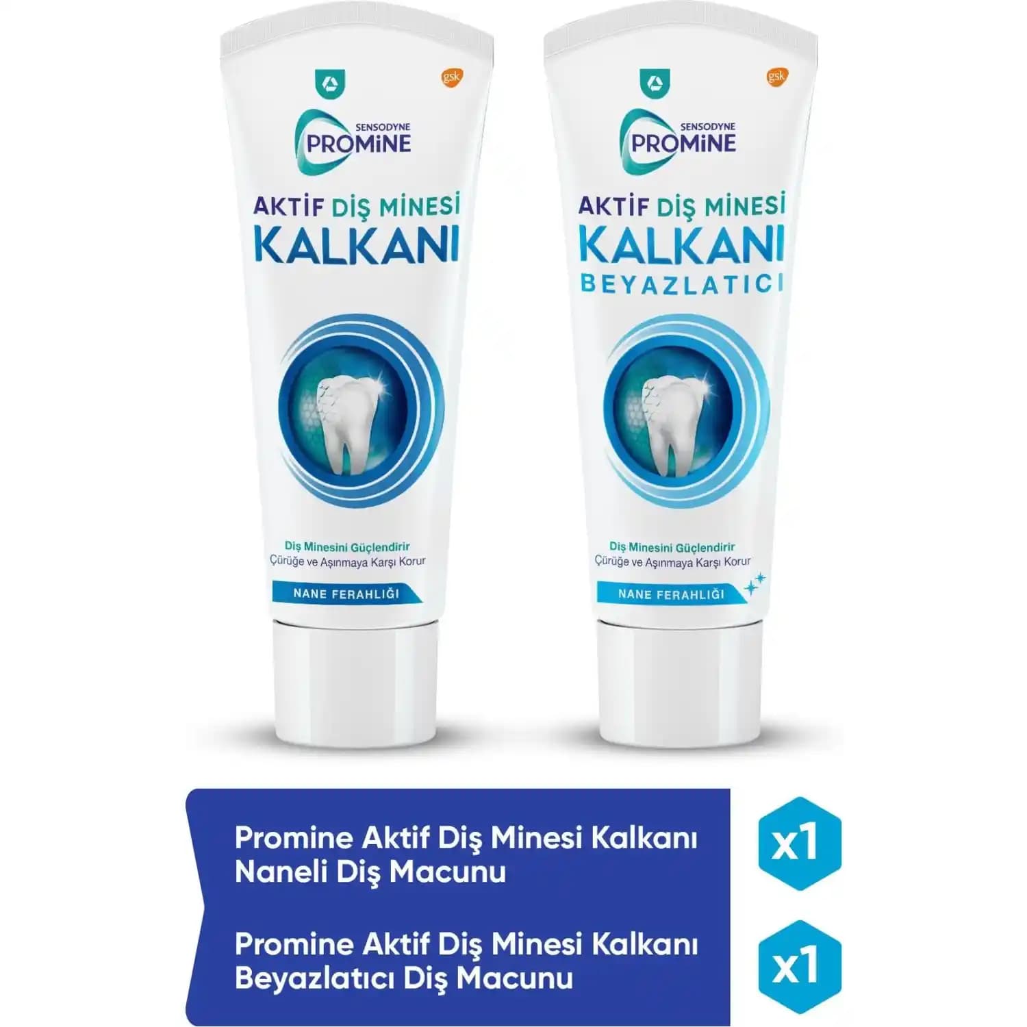 Sensodyne Promine Aktif Diş Minesi Kalkanı ile Hassas Dişler İçin Güçlü Koruma ve Sağlıklı Gülüş