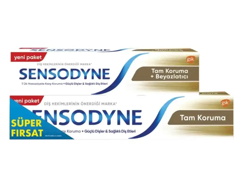 Sensodyne Tam Koruma 75 ml Hassas Dişler İçin Güçlü ve Güvenilir Diş Macunu Çözümü