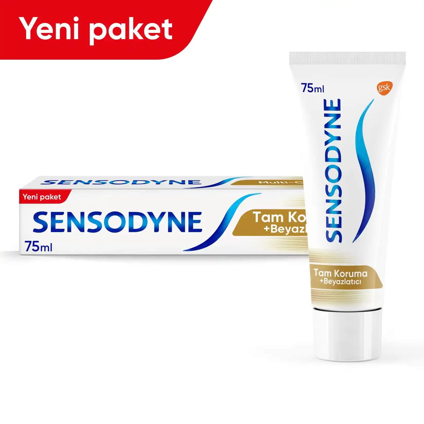 Sensodyne Tam Koruma 75 ml Hassas Dişler İçin Günlük Koruyucu Diş Macunu