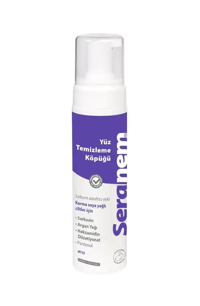 Seranem Yüz Temizleme Köpüğü: Doğal İçeriklerle Hassas ve Yağlı Ciltler İçin Etkili Temizlik Çözümü