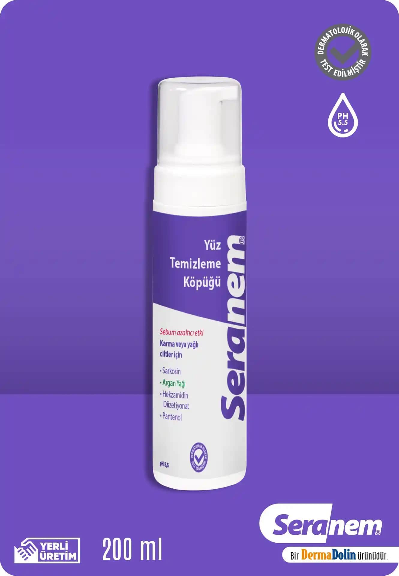 Seranem Yüz Temizleme Köpüğü: Yağlı ve Karma Ciltler İçin Doğal Temizlik Çözümü