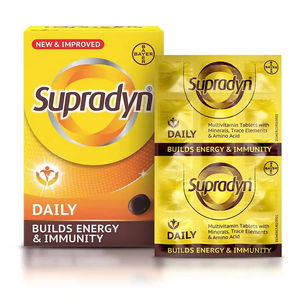 Supradyn: Günlük Enerji ve Bağışıklık Güçlendiren Çok Yönlü Multivitamin Çözümü