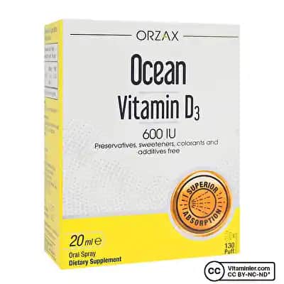 Vitamin D3'nin Kozmetik ve Sağlık Üzerindeki Etkileri ve Ocean D3 600 IU Sprey Avantajları