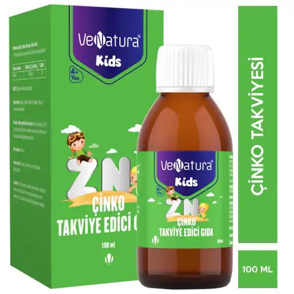 Çocuklar İçin Güvenli ve Doğal Çinko Takviyesi Venatura Kids Çinko Özellikleri