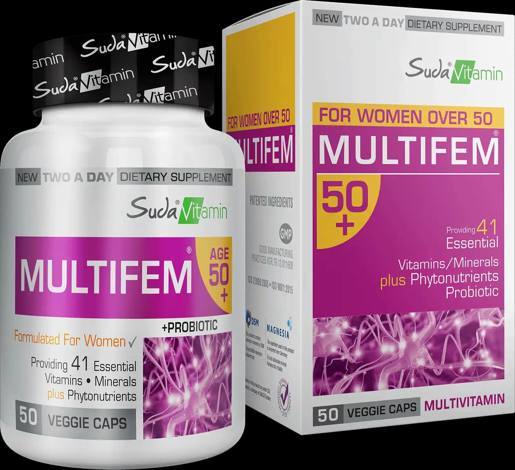 Kadınlar İçin Güçlü Destek Sunan Suda Vitamin Multifem Multivitamin Serisi