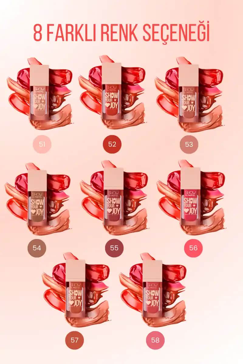 Pastel Show Your Joy Likit Allık ile Doğal ve Taze Makyajın Sırları