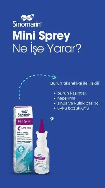Sinomarin Sprey Nedir ve Burun Sağlığına Faydaları Nelerdir