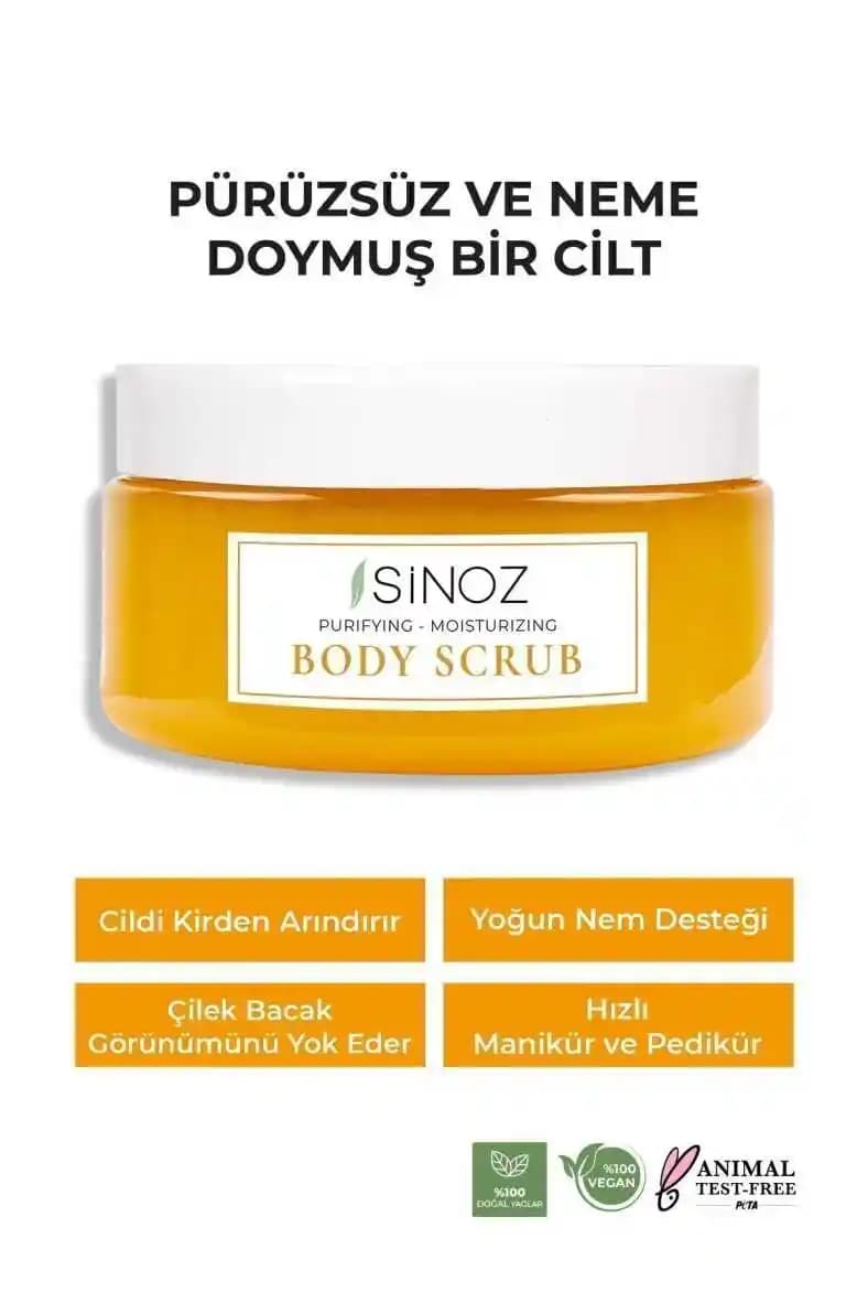 Sinoz Besleyici, Arındırıcı ve Nemlendirici Vücut Peelingleri: Doğal ve Ekonomik Cilt Bakım Çözümü